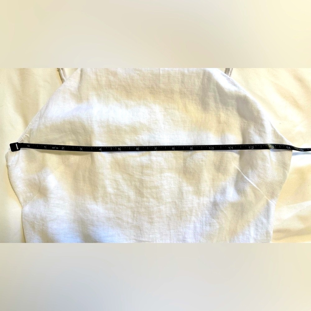 MADEWELL••Goldie White Linen Dress••Size 2 - Picture 8 of 10